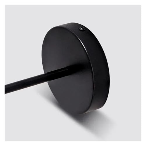 Lampe suspendue nordique moderne longue bande LED noire salon
