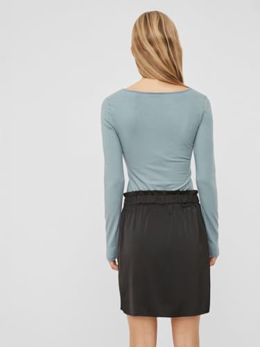 VERO MODA Damen VMMAXI My LS Soft UNECK 3-Pack, Oil Green/Abyss/Stormy Weather, XS – Ansicht 3