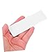 Angoily 10 Tag Hood Data Card Holders Clear Card Holder Label Holder Transparent