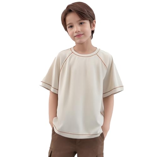 Jungen Sport T-Shirt Kurzarm Atmungsaktiv