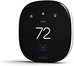 ecobee New Smart Thermostat Enhanced - Programmable Wifi Thermostat - Works with Siri, Alexa, Google Assistant