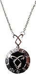 Shadow Hunters Series Black Angelic Power Rune Necklace with 20' Chain