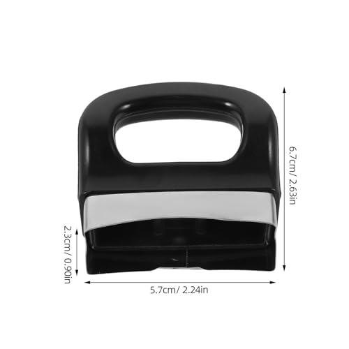 2 piezas de mango reemplazo para tapa de olla a presión Universal desmontable plástico para sartén, wok y olla de sopa, accesorios de cocina resistentes al calor miniatura 2