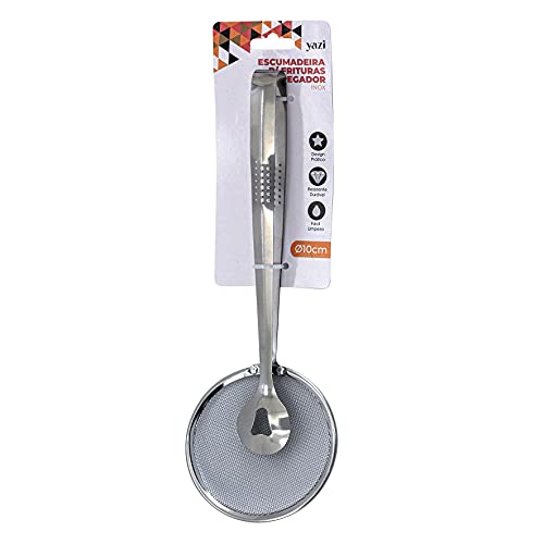 YAZI Escumadeira Para Frituras com Pegador de Aço Inox 27.5 Cm - YA104 - Yangzi