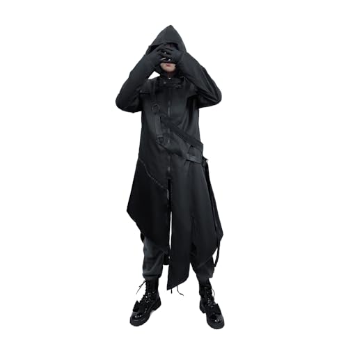 Feynman Men's Vintage Steampunk Gothic Jacket - Victorian Retro Punk Coat - Carnival Cosplay Tuxedo Hooded Uniform Jacket - Black steampunk buy now online Feynman Men's Vintage Steampunk Gothic Jacket - Victorian Retro Punk Coat - Carnival Cosplay Tuxedo Hooded Uniform Jacket - Black steampunk buy now online