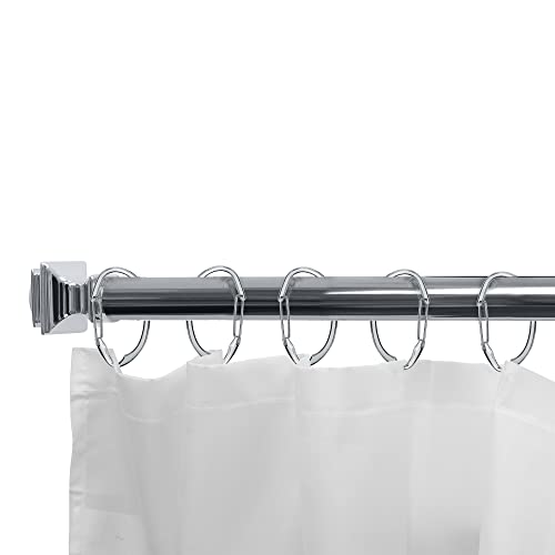 Splash Ganchos de cortina de chuveiro, cromados