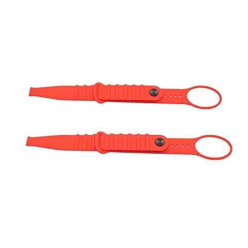 Siliconen Beschermhoes Touch Controller Grip Cover Huid met Knuckle Bandjes voor Oculus Quest/Oculus Rift S (rood) - Image 4