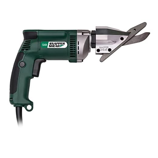PacTool SS404 Contractor Grade Snapper Shear For Cutting Up To 5/16” Fiber Cement Siding, 6.5 Amp Motor