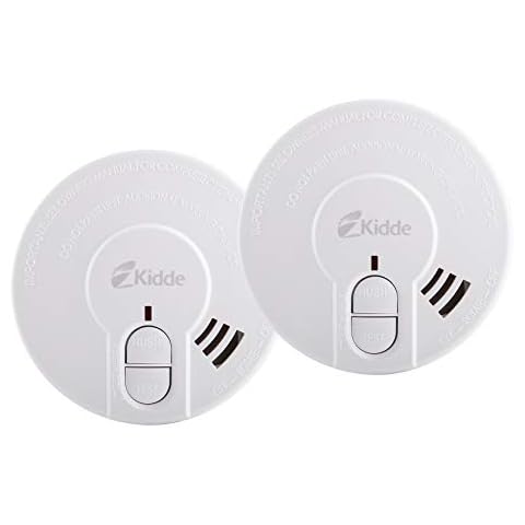 Kidde 29HD 9V Battery Operated Optical Smoke Alarm with Test and Hush Button - Twin Pack Cover