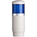 PME-102-B, Tower Light, 45mm LED 1 Stack, Steady, 24VAC/VDC, Blue Lens
