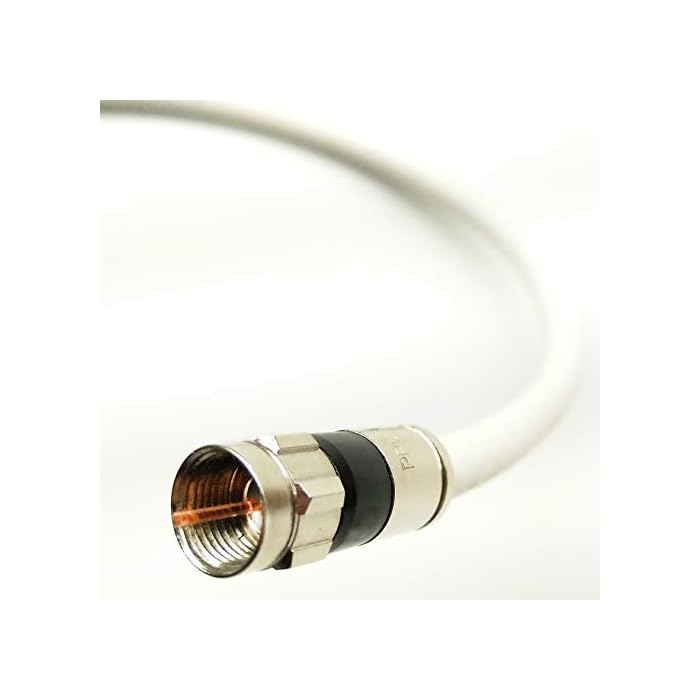 Buy 150ft WHITE RG6 DIGITAL Coaxial Cable Shielded PVC jacket RATED UL