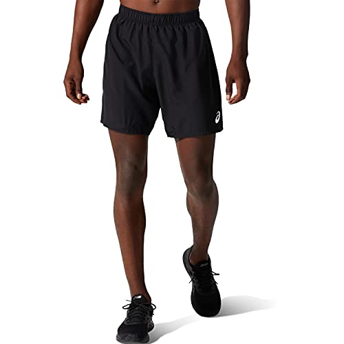 ASICS Hommes 7In Short Sportif Gym Taille Élastiquée Noir L