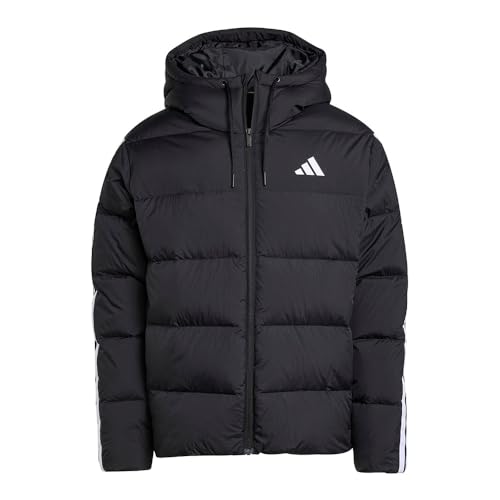 Piumino Con Cappuccio Adidas Essentials 3-Stripes - 4