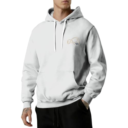 Sudadera de invierno para hombre con bolsillo grande contra el frío casual