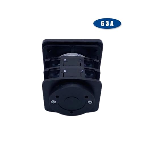 Interruptor de leva giratorio de tres posiciones conmutador selector de cambio 63A 3 polos 3