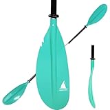 Ajustable: ajusta 3 posiciones de bloqueo de 0 a 90° para adaptarse a la velocidad de tu kayak. Las baldas en forma de pluma con 2 bordes dentados pueden reducir el goteo de agua en tu kayak y mantener tu mano seca.