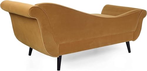 Image of Lazy Couch and Reclining Sofa /Recliner Chaise Longue /Fabric recliners /for Bedroom /Living Room /Office Reception Recliner Lounge Sofa and Armchair (Camel Brown)