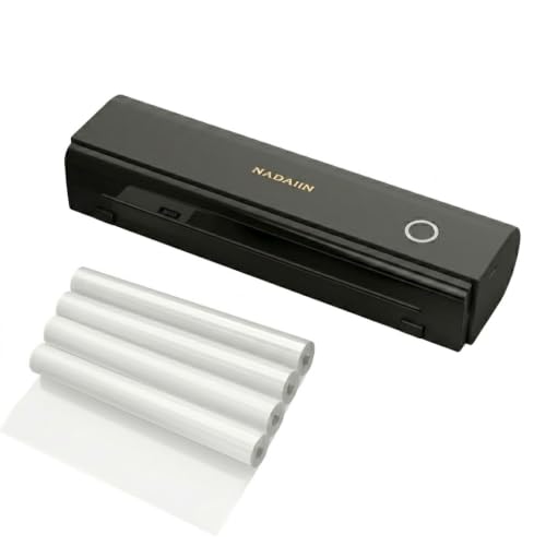 Image of A4 Portable Inkless Thermal Printer with Paper Tray, Wireless Wireless Mobile Printer, Supports 8.5X11 Inch American Letter Paper /A4 Thermal Paper, Compatible with Mobile Phones and Laptops