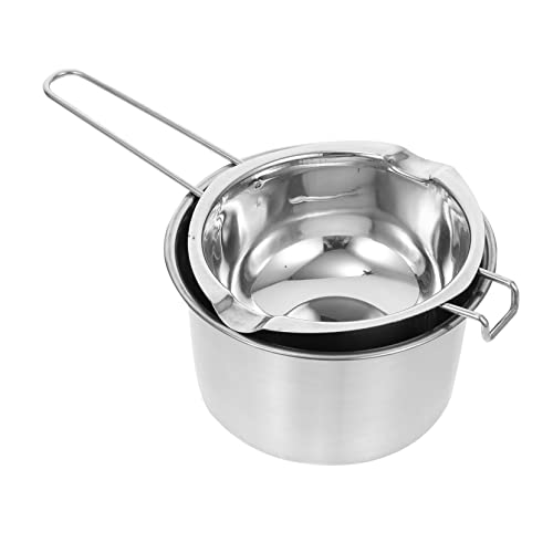 Consejos para Comprar Ollas para baño María que Puedes Comprar On-line. 48 Zerodeko Olla Doble De Acero Inoxidable Para Derretir Chocolate y Cera De 600ml Ideal Para Baño María Incluye Olla Externa De 16cm Perfecta Para Fundir Mantequilla y Queso