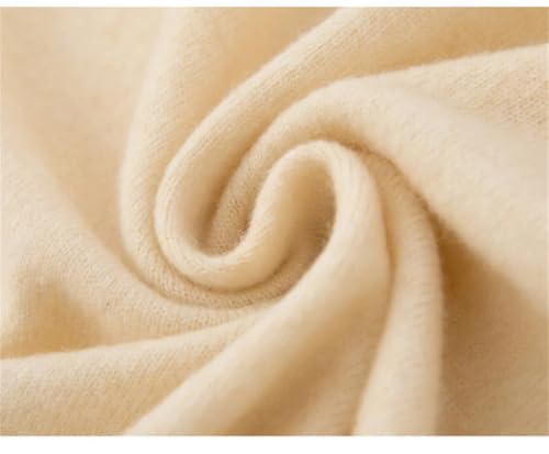 Mens 100 Percent Merino Wool Knitted Sweater Pullover Business Casual Mock Neck Long Sleeve Sweater4