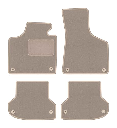 Tapis de voiture Audi A3 8P velours beige idéal pour vos voyages
