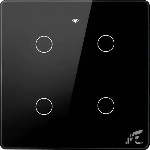 Interruptor Wifi Inteligente 4x4 4 Botões Smart Touch Alexa Cor P...