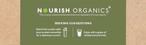 Image of Nourish Organics Almond Buckwheat Cookies | Gluten-Free, High Fibre Cookies | Made with Buckwheat, Almonds & Seeds | No Refined Sugar | 120g Pack