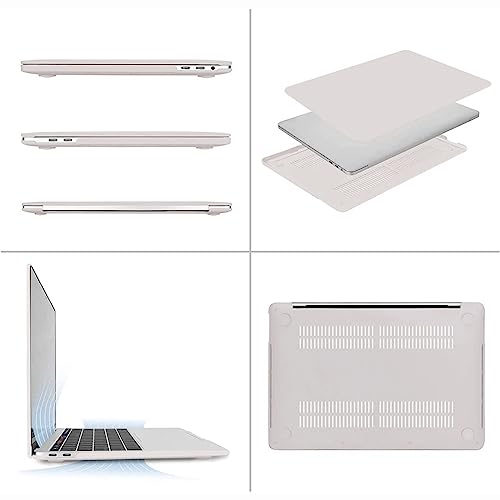 Image of MOSISO Compatible with MacBook Pro 13 inch Case M2 2025, 2024, 2023, 2022-2016 A2338 M1 A2251 A2289 A2159 A1989 A1708 A1706, Plastic Hard Shell&Keyboard Cover&Screen Film&Storage Bag, Rock Gray