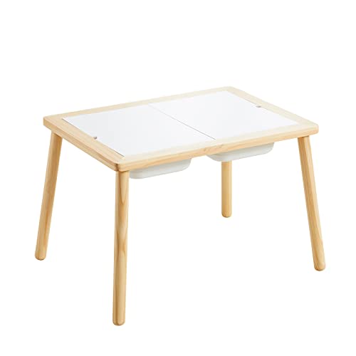 Image of Beright Sensory Table, Indoor Childrens Table Play Sand Table for Toddlers, for Kid's Birthday, Christmas and Thanksgiving, not with Storage Bins, Patent Pending