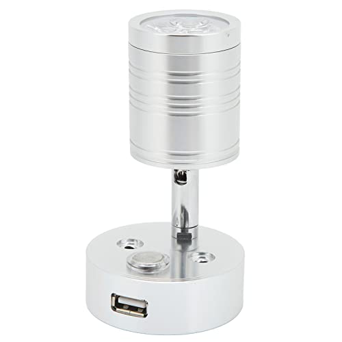 Qiilu Faretto per Camper Lampada da Lettura USB