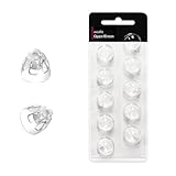 (Open Vent 10mm) Hearing Aid Domes for Oticon Minifit, Oticon Ear Caps Replacements Parts AccessoriesDomes for Oticon Hearing Aid Supplies Cleaning Kits(10 Pcs)
