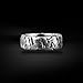 BySilveStone - Silver Egyptian Hieroglyphics Band Ring for Men, Mythology Lovers Gift Jewelry