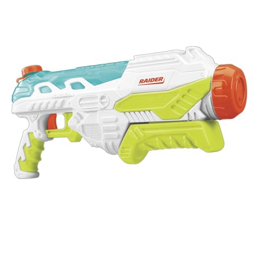 In The Swim Water Warriors Raider Water Blaster, Power Pump Action, 35-Foot Range, Adjustable Nozzles, 30oz Capacity