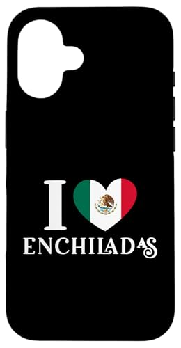 I Love Enchiladas ���L�V�J���n�[�g�t���b�O �H�i���D�� �X�}�z�P�[�X iPhone 16 �p
