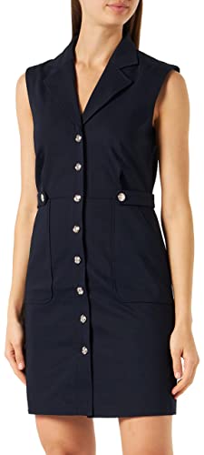 Morgan 222-ROBAYA Robe, Marine, 42 Femme