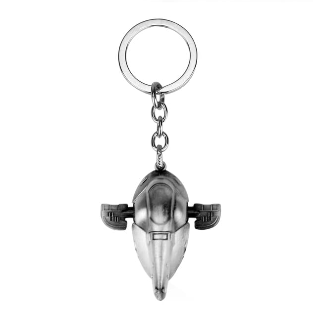 RVM Toys Star Wars Metal Slave Starship Keychain For Car Bike Men Women