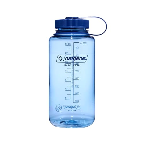 Nalgene 32 oz Wide Mouth Water Bottle | BPA-Free, Durable & Leak Proof, Lightweight Bottle for...