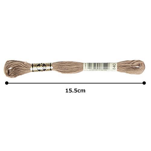 Image of DMC 6-Strand Embroidery Cotton Floss, Medium Beige Brown