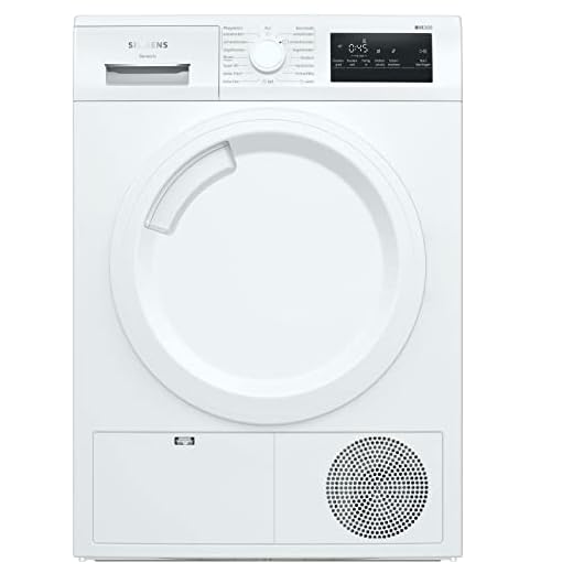 Siemens WT43HV03 Wärmepumpentrockner für 7 kg Wäsche, iQ300, 212 kWh pro Jahr, autoDry, Outdoor-Programm, Weiß