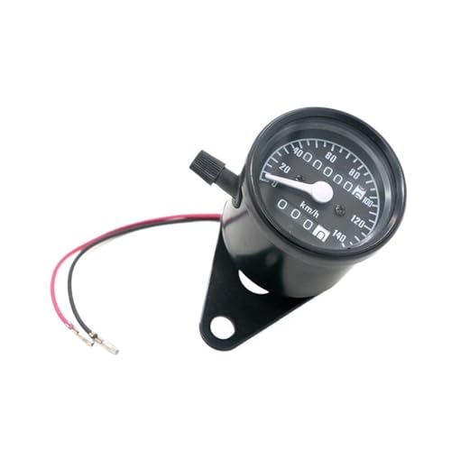Cuentakilómetros para Moto Velocímetro Odómetro Kilometraje Velocímetro Odómetro Doble para Motocicleta Panel De Instrumentos Tacómetro Odómetro Doble