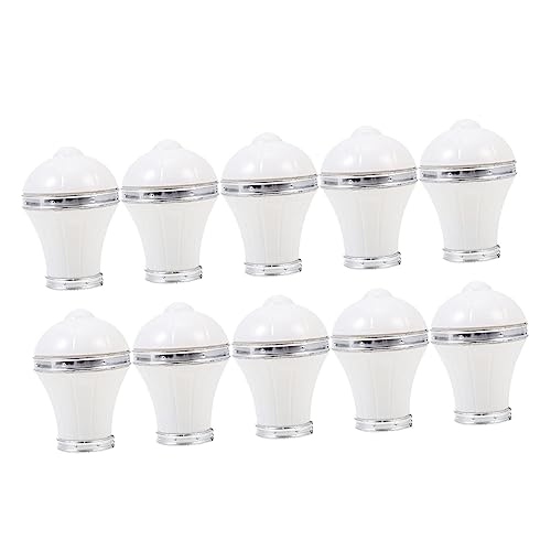 Hemobllo 10Pcs Decorative Curtain Rod Finials Stylish Ends for Home Curtains Easy Installation Design for Various Decor Needs