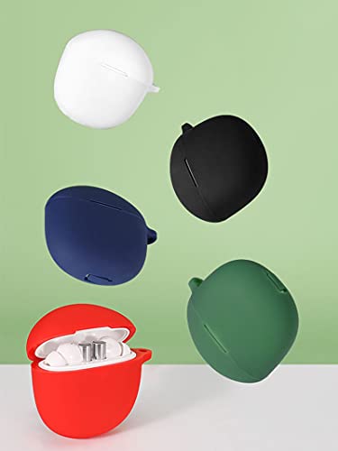 GIOPUEY Hülle für Realme Buds Air 2, Transparent TPU Stoßfeste Schutzhülle, Ultradünn, Kein Geruch, Realme Buds Air 2 Hülle Silikon - Weiß