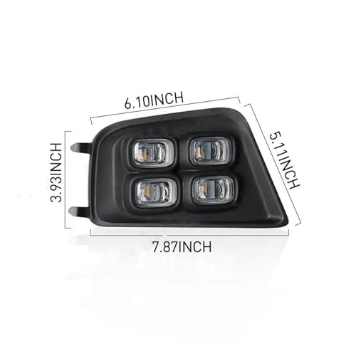 Luces DRL LED coche circulación diurna lámpara antiniebla señal conducción Tacoma 2012-2015 5