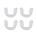 LIOOBO 4 Pezzi protettore Denti Sport Protezione Dente Protezione Bocca Protezione Gum Trasparente per Rugby Calcio Hockey Basket Boxe