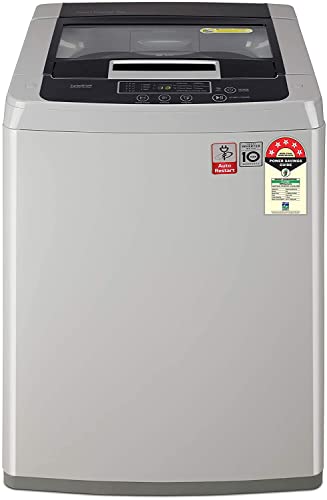 Image of GOODLUCK LG 7 kg 5 Star Inverter Fully-Automatic Top Loading Washing Machine (T70SKSF1Z, Middle Free Silver, TurboDrum)