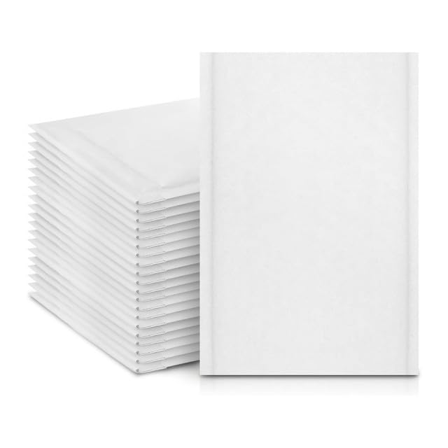 Size D/4 (180x265mm) White Padded ENVELOPES Bubble MAILERS TGL PACKAGING™ Peel and Seal Protective Cushioned Bags Box of 100