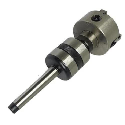 Portabrocas de torno independiente de 4 mordazas de 70 mm con eje central giratorio MT3, rosca M14 x 1 | Portabrocas de precisión de 4 mandíbulas para mini torno, torneado y mecanizado