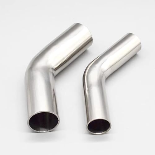 Codo de 45 grados inoxidable 57mm que soluciona roturas por presión 3