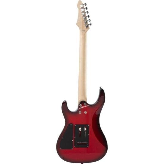 Aria Pro II MAC-STD Metallic Red Shade Guitar: Amazon.co.uk