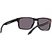 Oakley mens OO9102 Holbrook Square Sunglasses, Matte Black/Prizm Grey, 57 mm